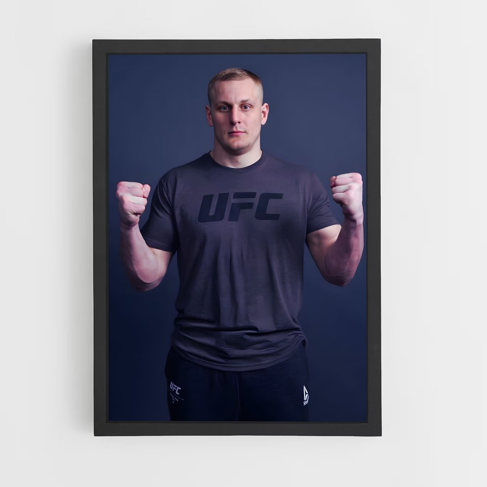 Poster Octogone en Flammes – affiche MMA (vue 2)